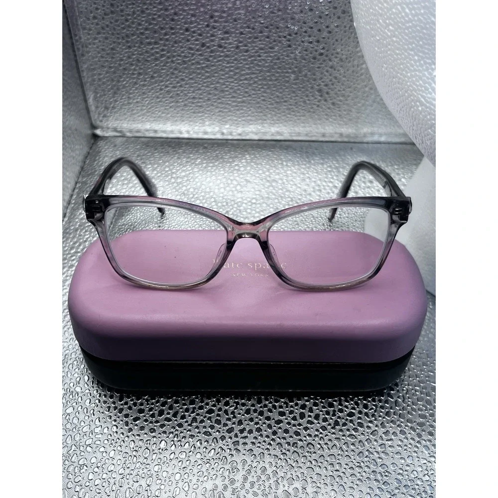 Kate Spade Eyeglasses, Frames Only, Reilly/G 3XJ, 53-16-140, Clear Sand/Gray‎